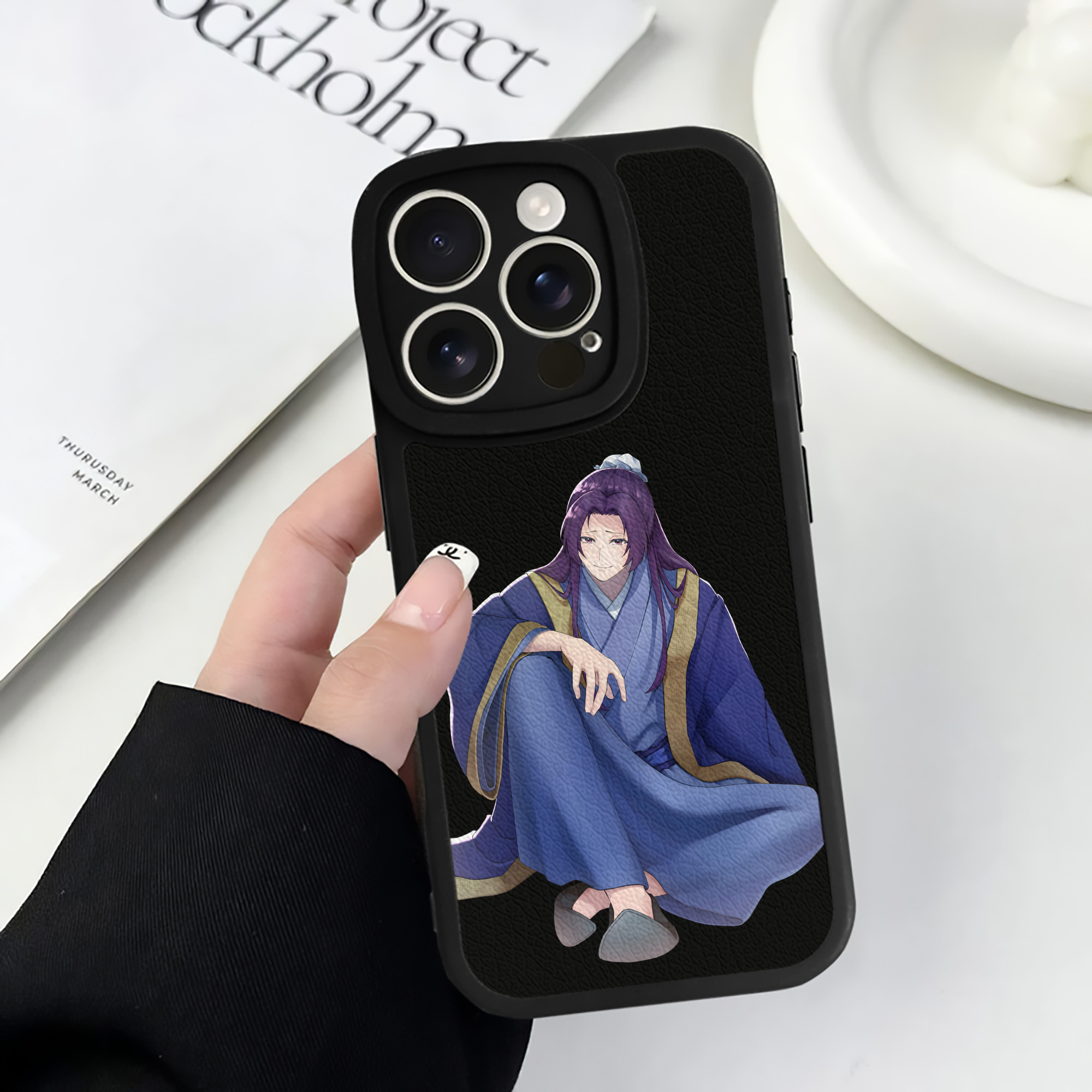 薬屋のひとりごと The Apothecary Diaries 【iPhone 16シリーズ対応】シリコンスマホケース（レザー調） 材質：シリコン
